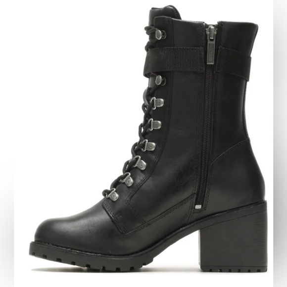 Harley-Davidson Leather Marinda 9" Lace Up Riding Boots Sz 11 NWT - Picture 6 of 10